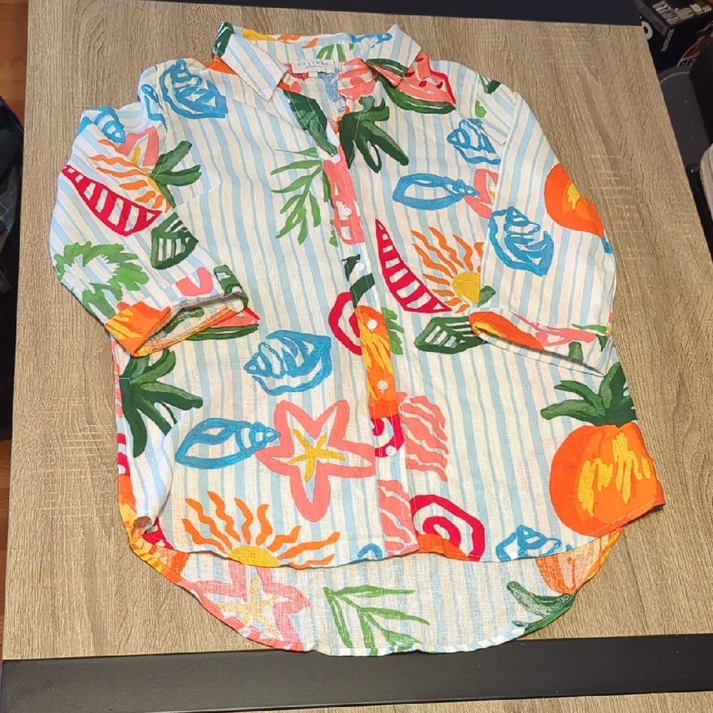 Calypso St. Barth Multicolor Patterned Shirt